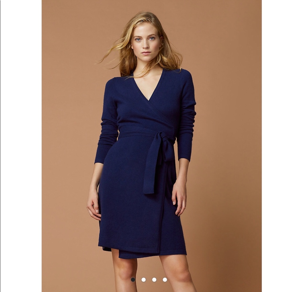 Diane Von Furstenberg Linda Wrap Dress Size L